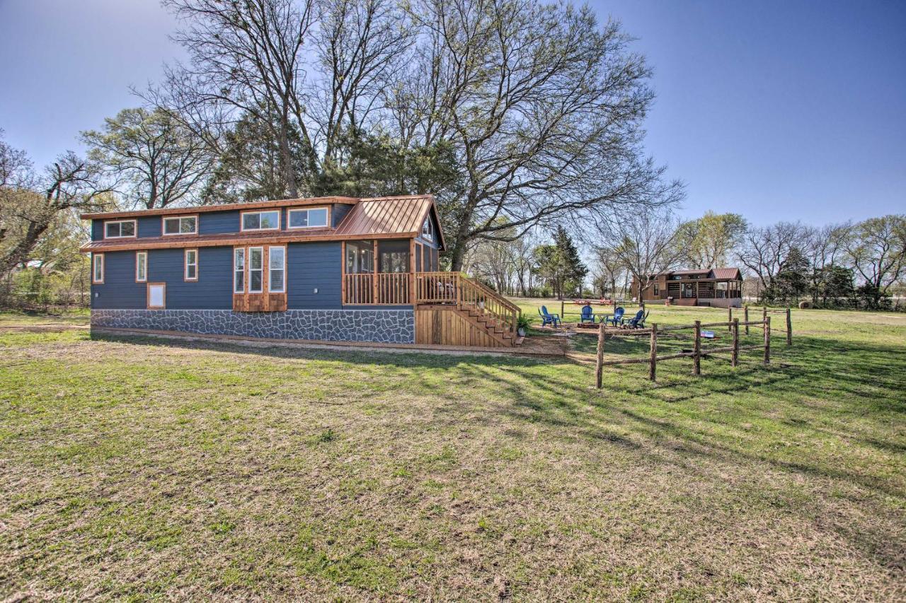 Cozy Mckinney Tiny Home With Porch And Fire Pit! Eksteriør bilde